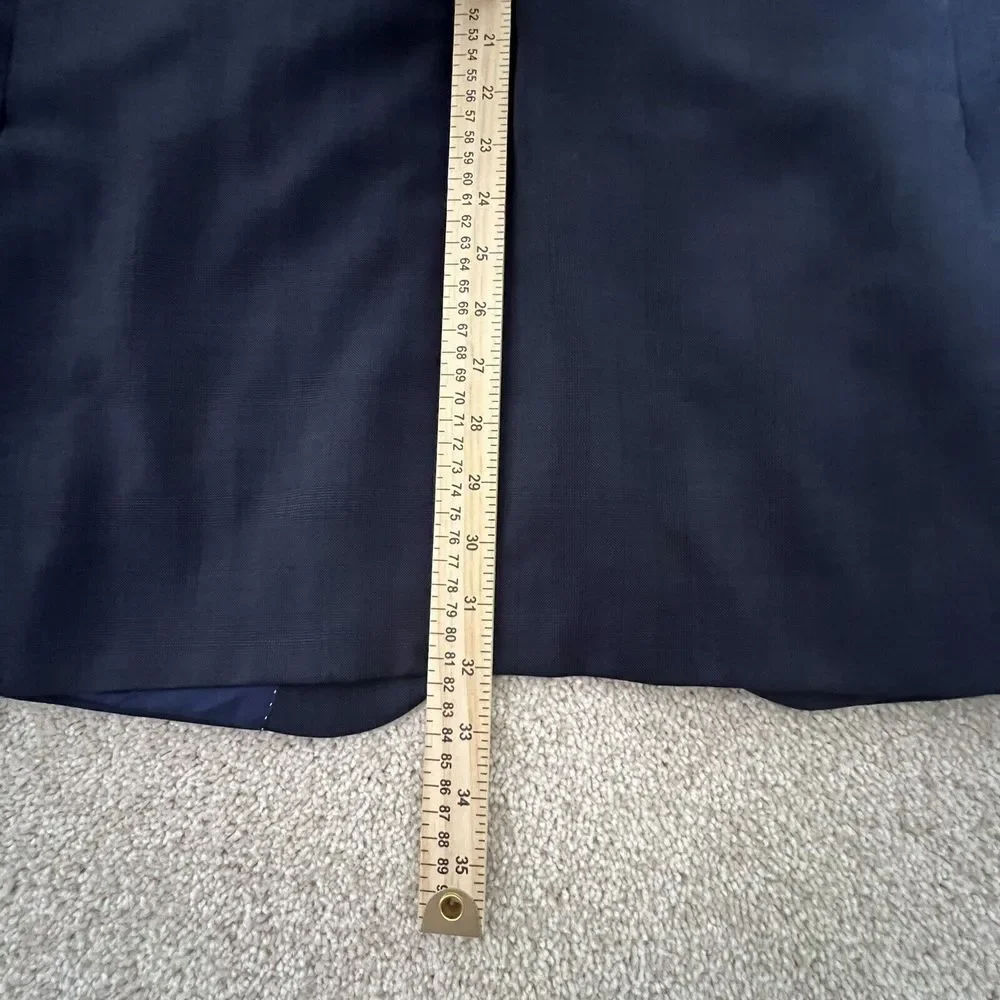 David Donahue Blue Wool Sport Blazer‎ Jacket Made in Canada